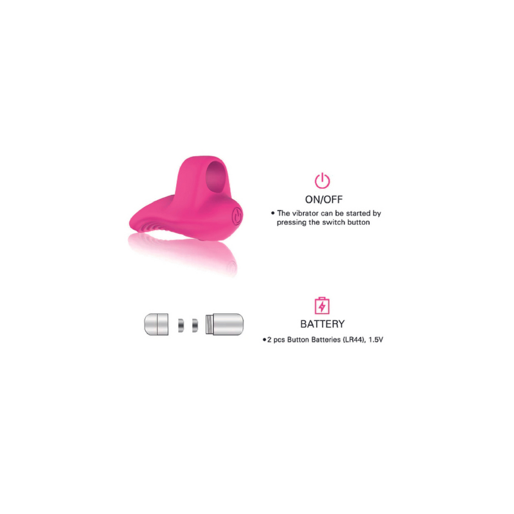 Anillo Con Vibración Finger Pink Vibrador clitorial S-Hande 5