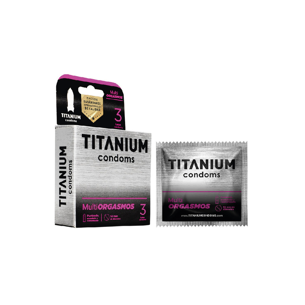 Condones Titanium Multiorgasmos Preservativos Titanium 2