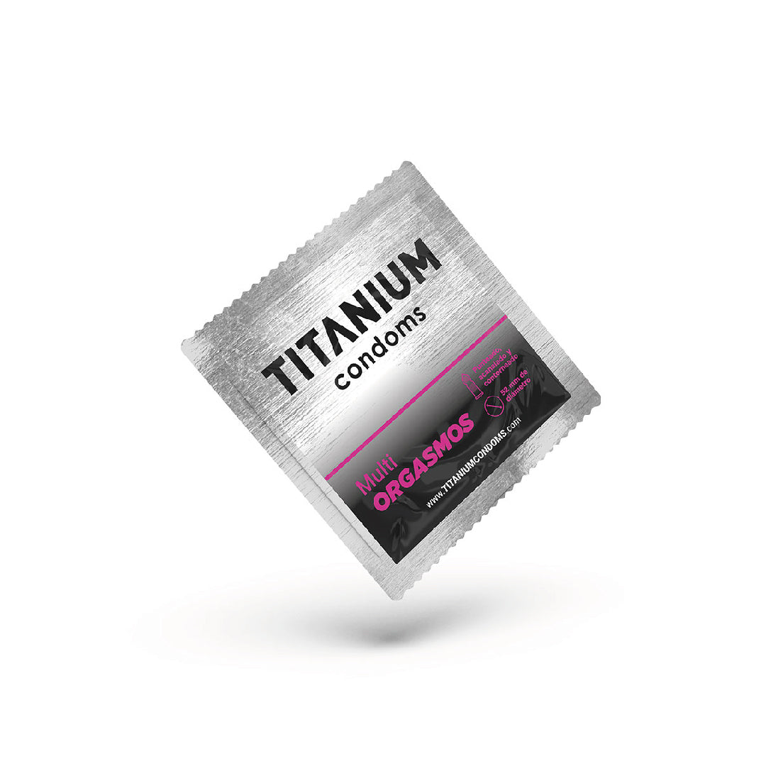 Condones Titanium Multiorgasmos