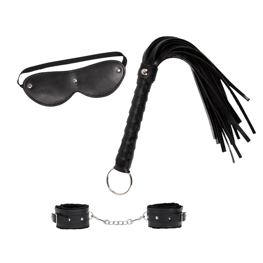 Combo Kit Antifaz  + Látigo + Esposas