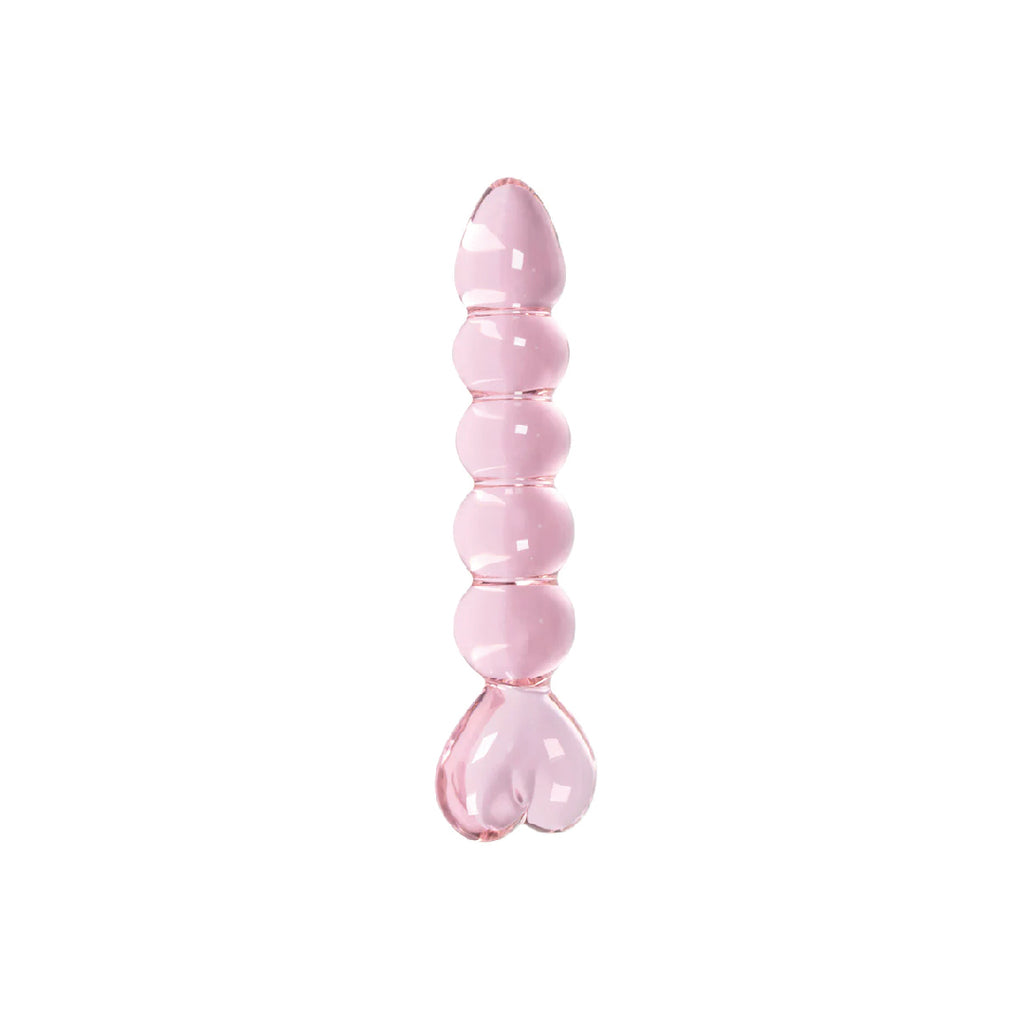 Pink Anal Glass Plug anal SEXGLASS 1
