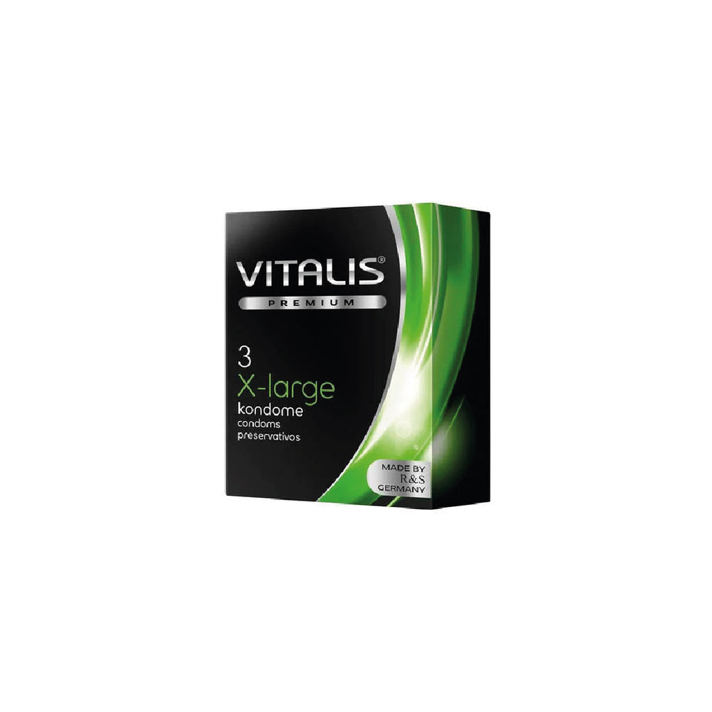 Condón Extra Large X3 Preservativos Vitalis 1